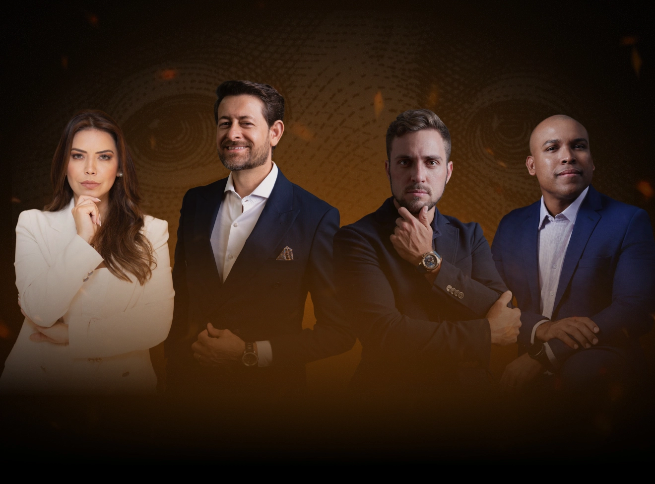 Foto da Narla Aguiar, Eduardo Prado, Pedro Rehn e Erasmo Cirqueira