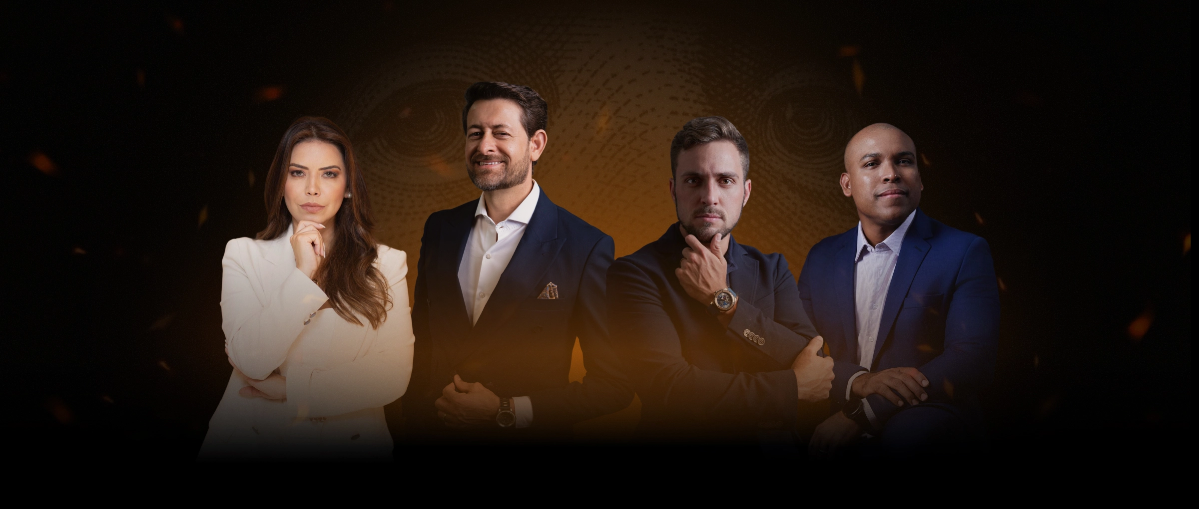 Foto da Narla Aguiar, Eduardo Prado, Pedro Rehn e Erasmo Cirqueira